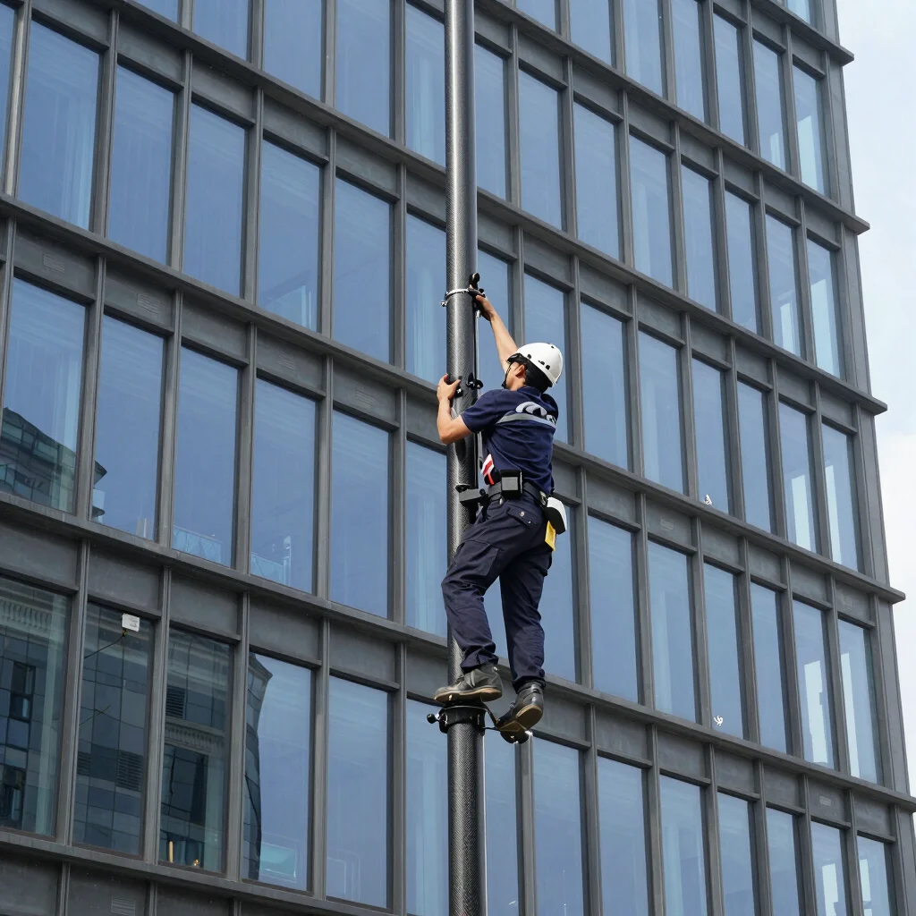 Multi-Story Office Glass Care